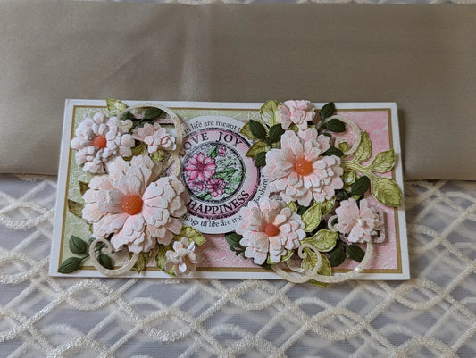 Handcrafted Floral Envelope