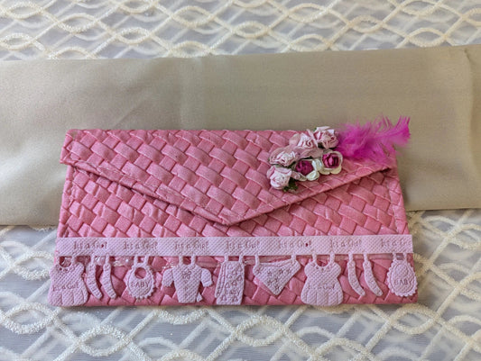 Kids Envelope In Pink for Baby Girl