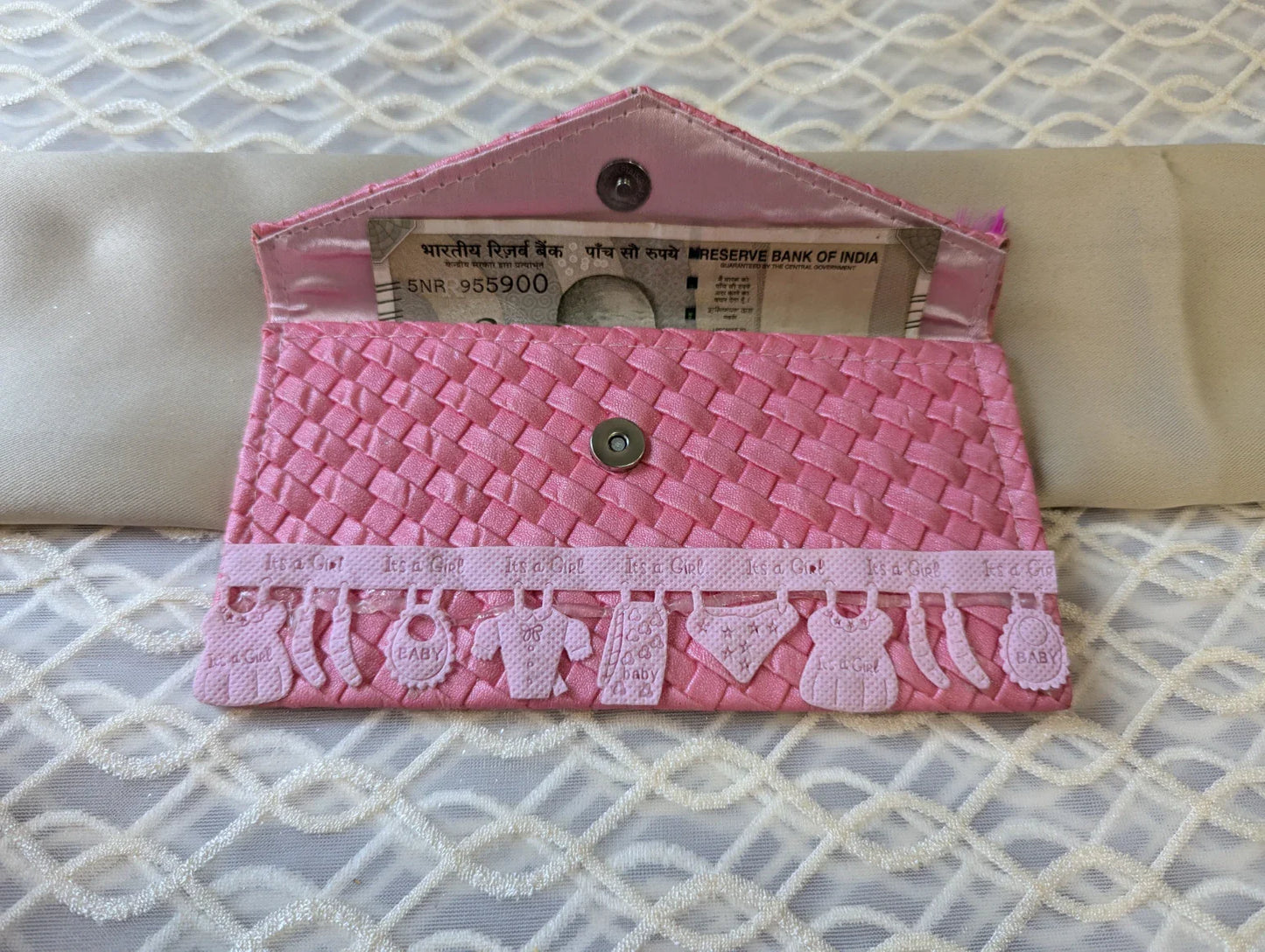 Kids Envelope In Pink for Baby Girl