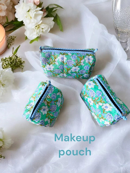 Quilted makeup pouches (Set of 3) MP013