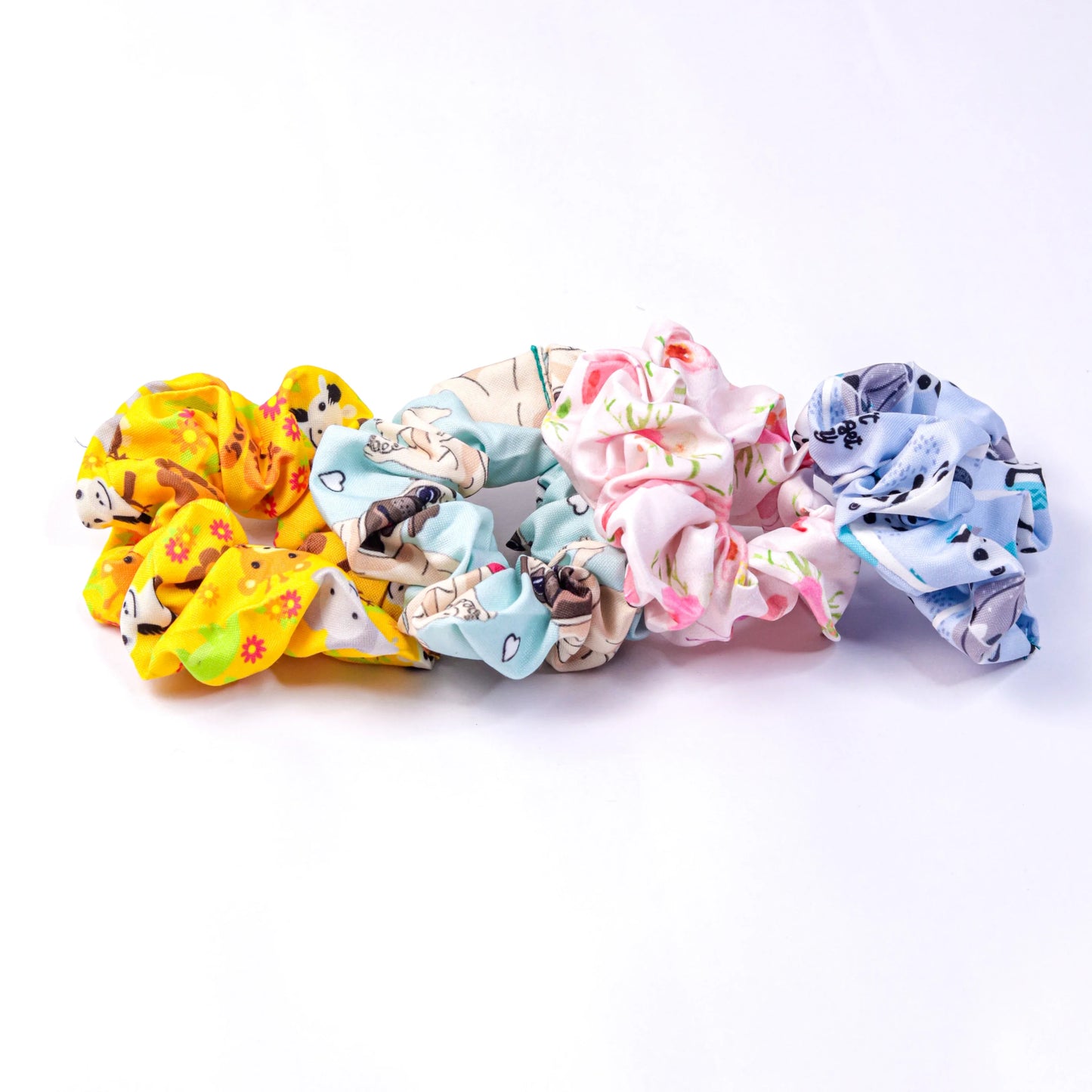 Set of 4 Scrunchies SC008